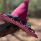 Elsie Rose | Burgundy Witch Hat – Moonspell Hollow™