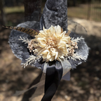 Ivory Dahlia | Woodland Light Witch Hat – Moonspell Hollow™