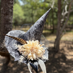 Ivory Dahlia | Woodland Light Witch Hat – Moonspell Hollow™
