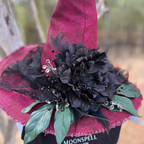 Elsie Rose | Burgundy Witch Hat – Moonspell Hollow™