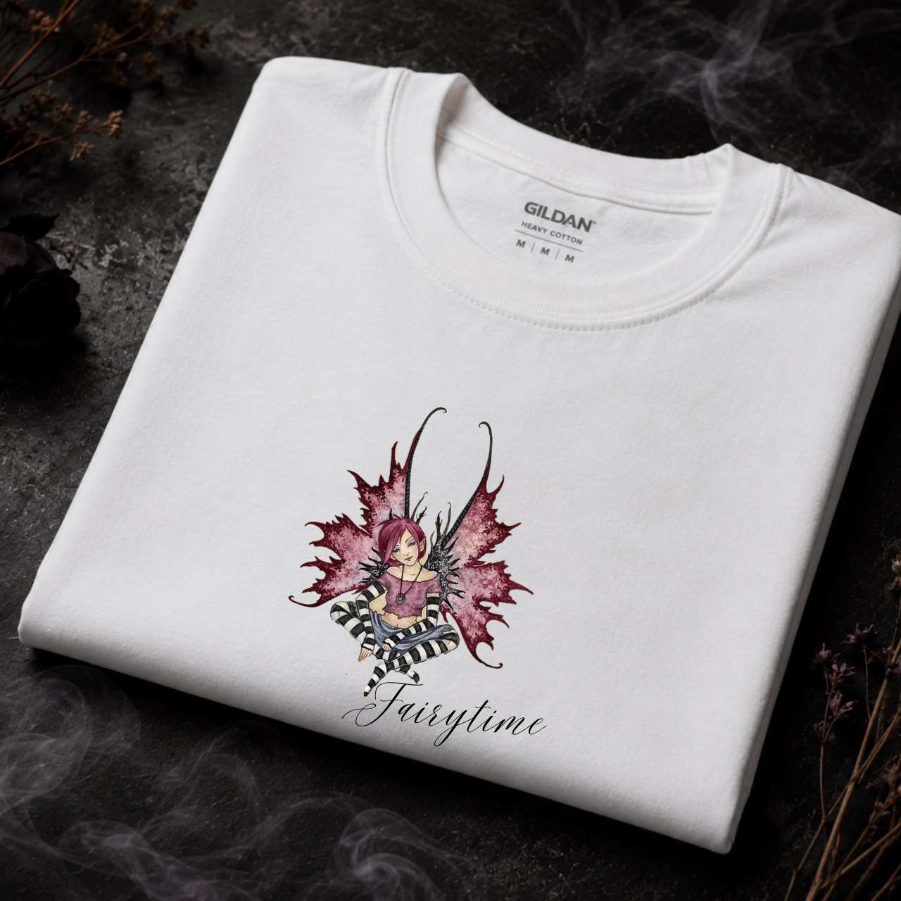 Fairytime — Witchy Fairy Graphic Tee | Moonspell Hollow™