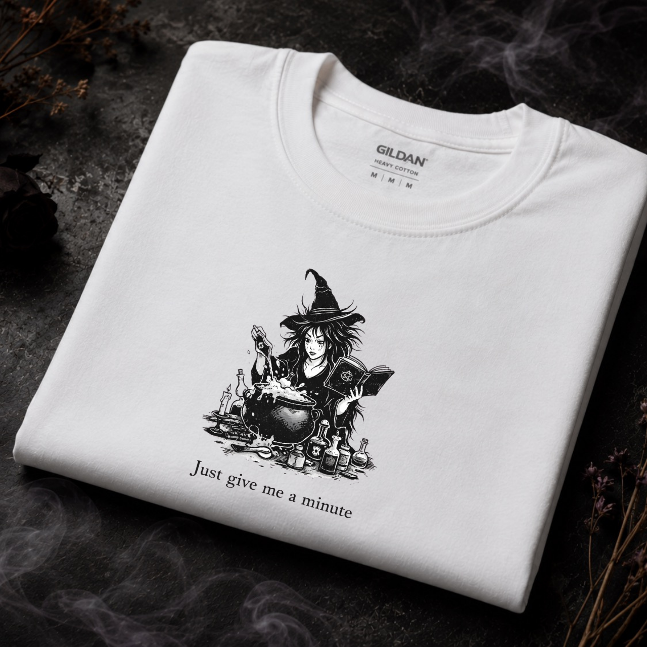 Just Give Me A Minute — Graphic Tee | Moonspell Hollow™