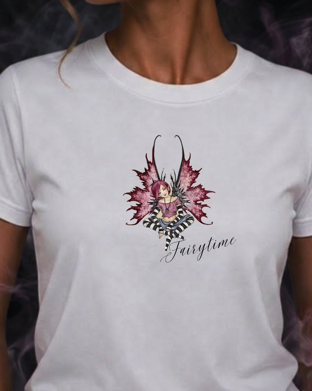 Fairytime — Witchy Fairy Graphic Tee | Moonspell Hollow™