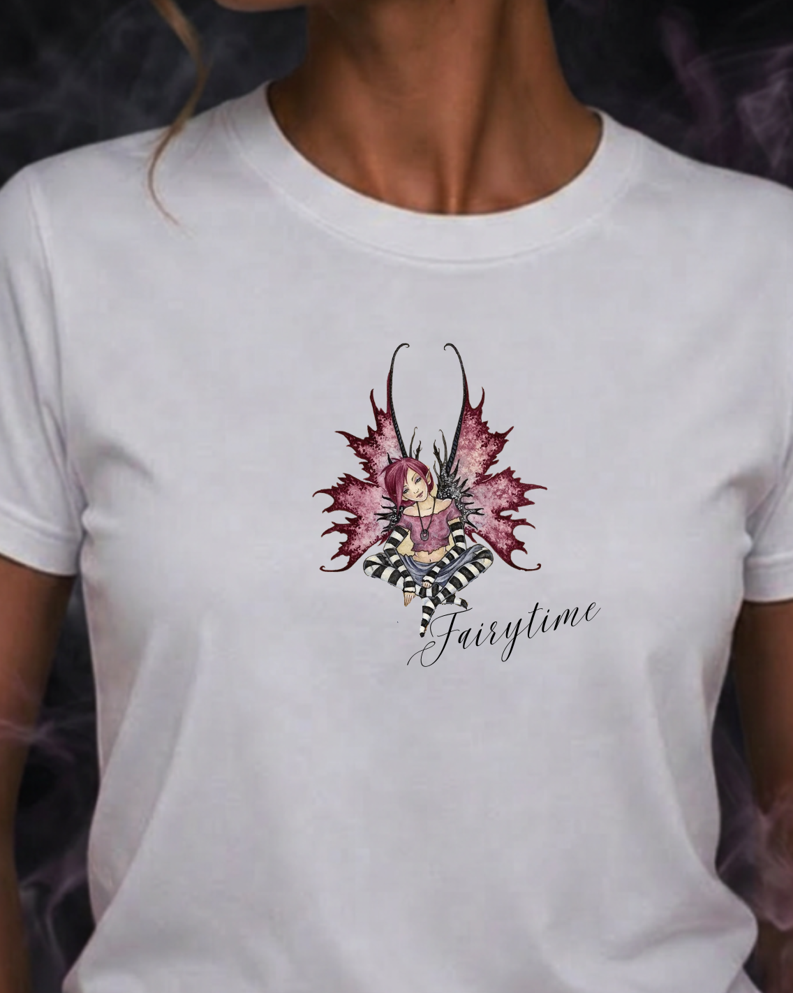 Fairytime — Witchy Fairy Graphic Tee | Moonspell Hollow™