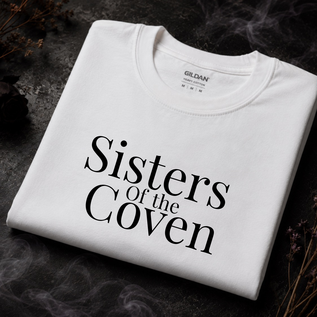 Sisters of the Coven — Text Only Tee | Moonspell Hollow™