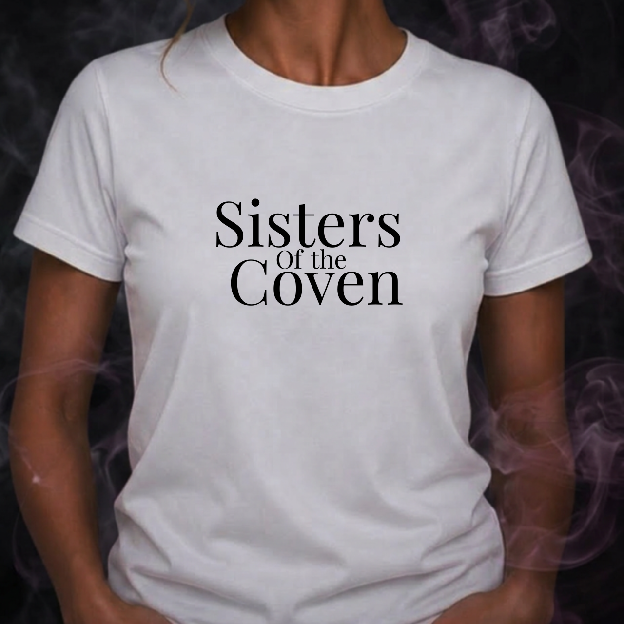 Sisters of the Coven — Text Only Tee | Moonspell Hollow™