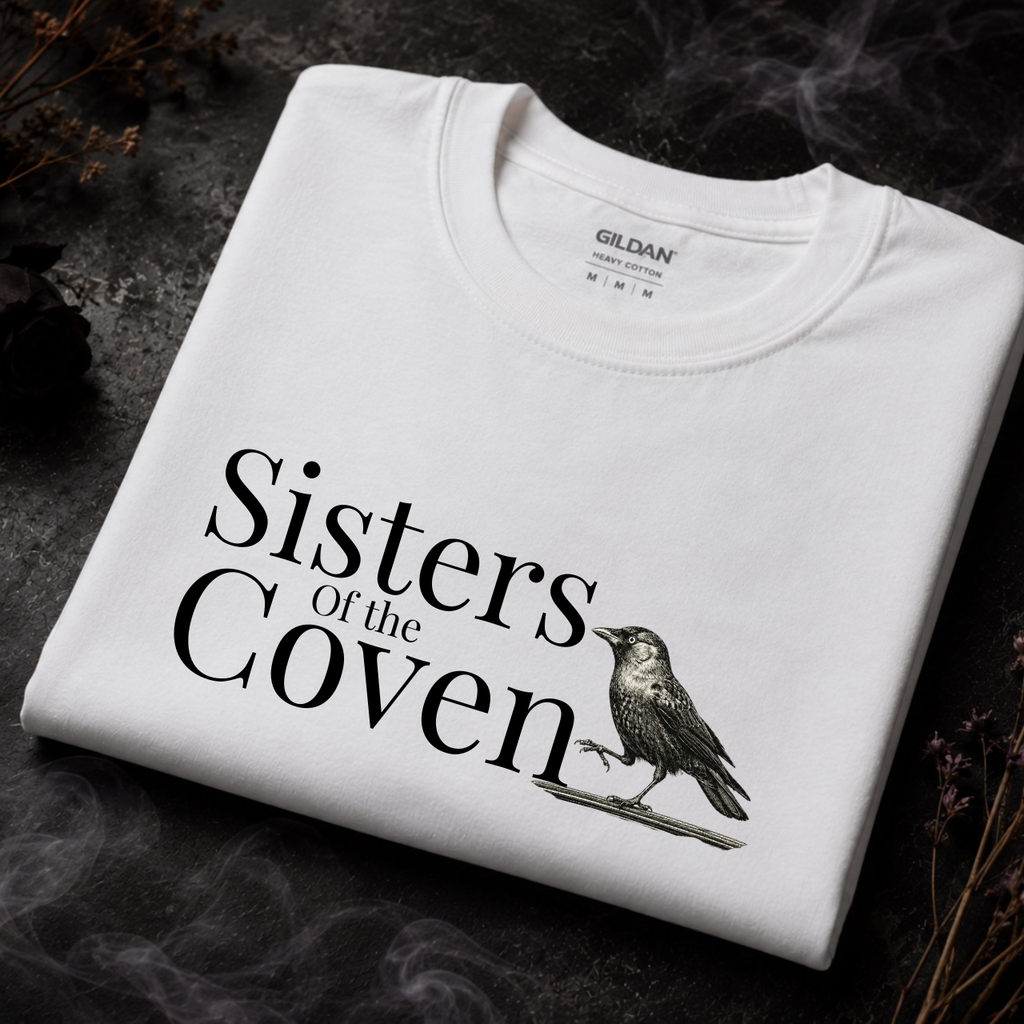 Sisters of the Coven — White Witch Tee | Moonspell Hollow™