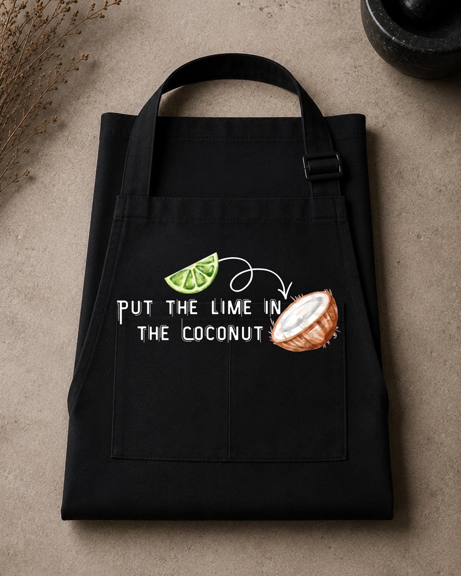 Lime in the Coconut — Apron