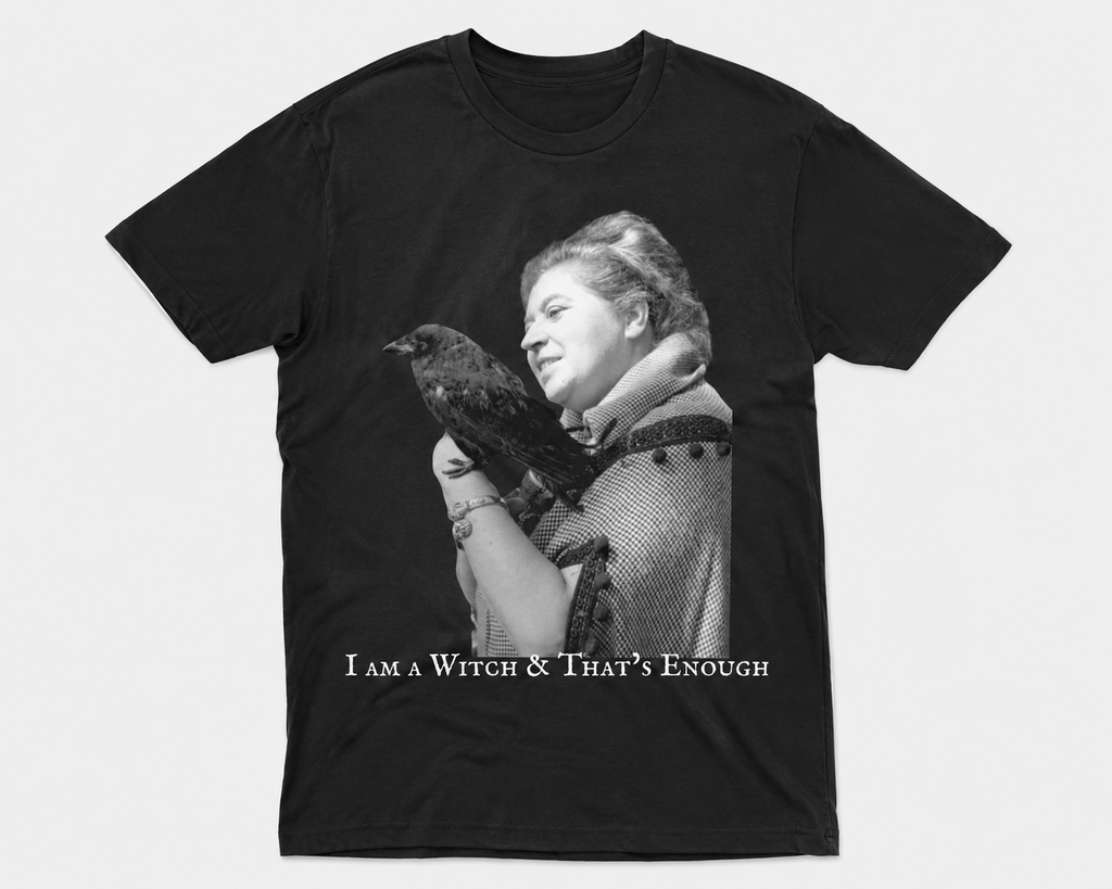 I Am a Witch & That's Enough Tee | Sybil Leek Quote, British Witch Shirt | Moonspell Hollow™
