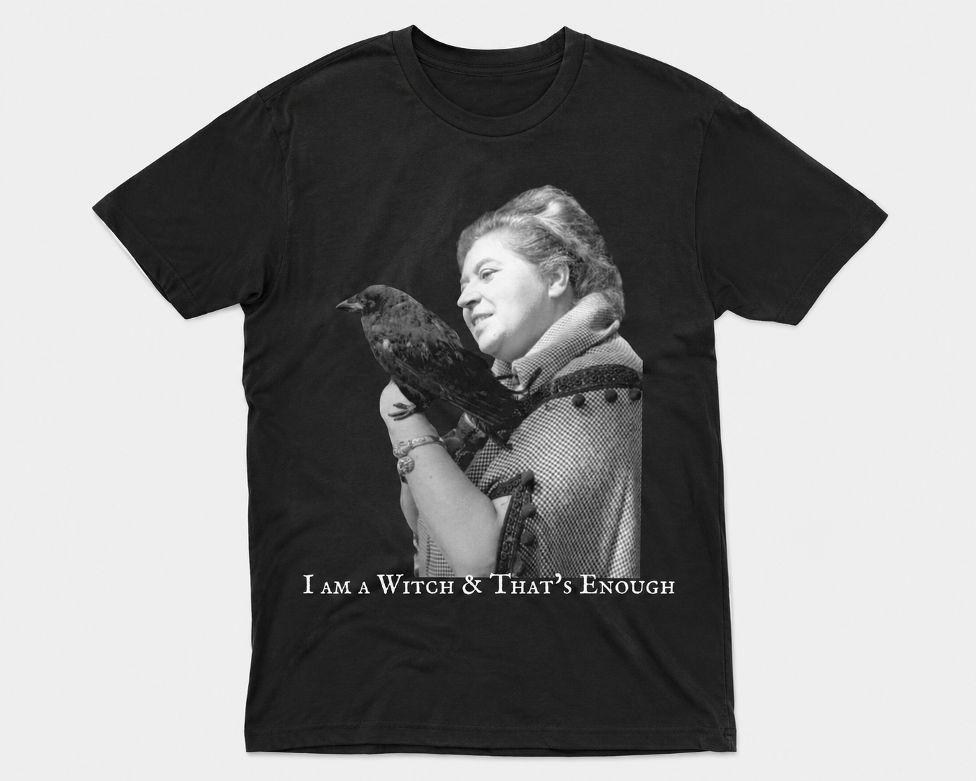 I Am a Witch & That's Enough Tee | Sybil Leek Quote, British Witch Shirt | Moonspell Hollow™