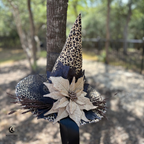 Lady Beatrice Wild | Leopard Print Witch Hat – Moonspell Hollow™