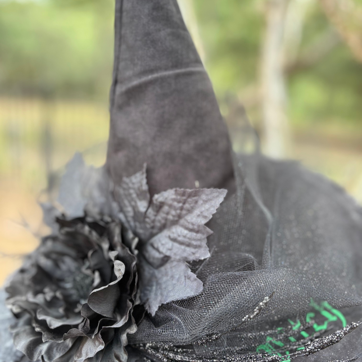 Morrigan Blackthorn | Black Witch Hat – Moonspell Hollow™