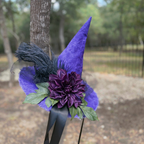 Lady Violetta Dahlwyn | Violet & Plum Witch Hat – Moonspell Hollow™