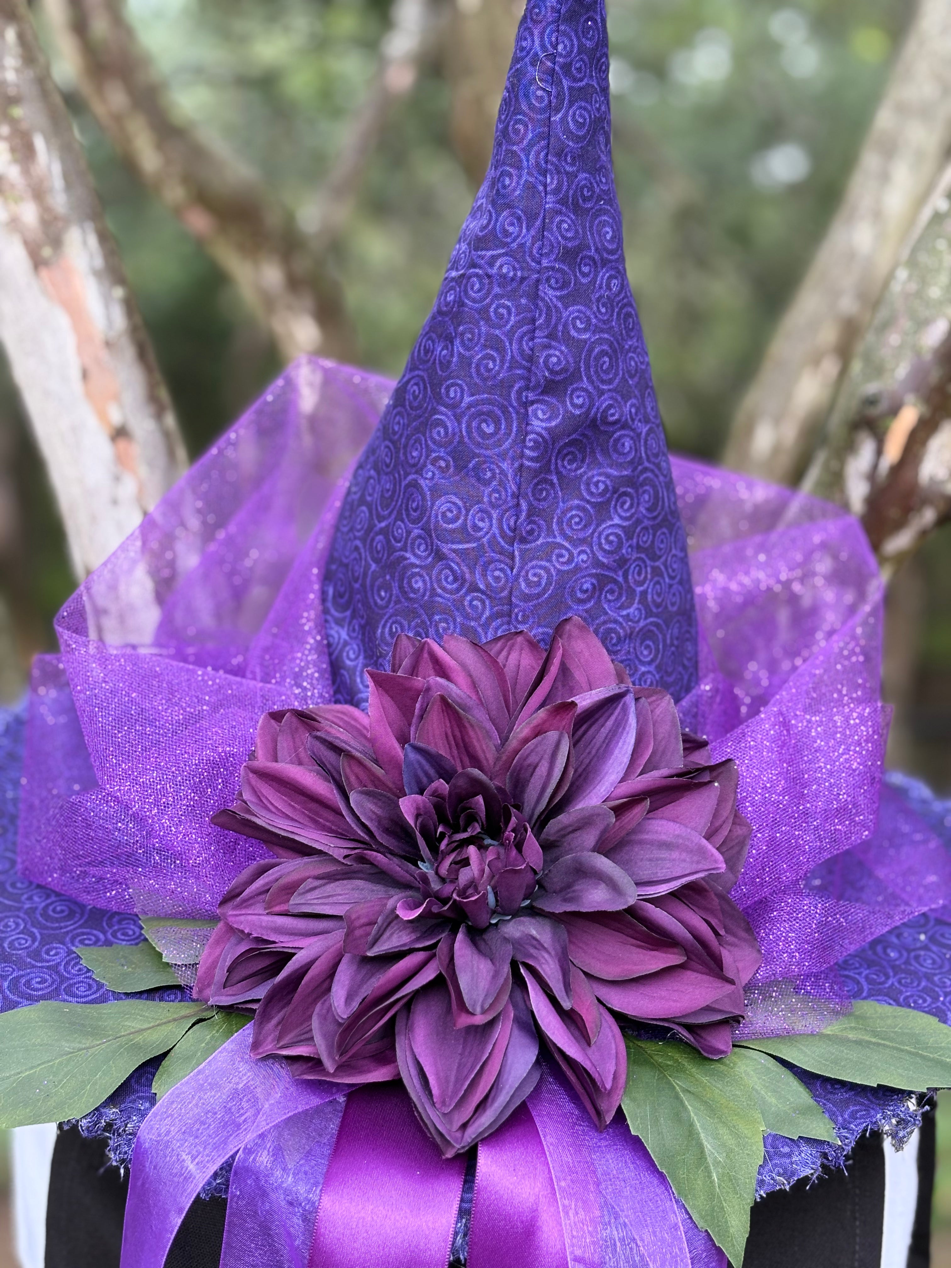 Yule Ball Morgana | Deep Purple Witch Hat – Moonspell Hollow™