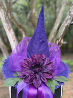 Yule Ball Morgana | Deep Purple Witch Hat – Moonspell Hollow™