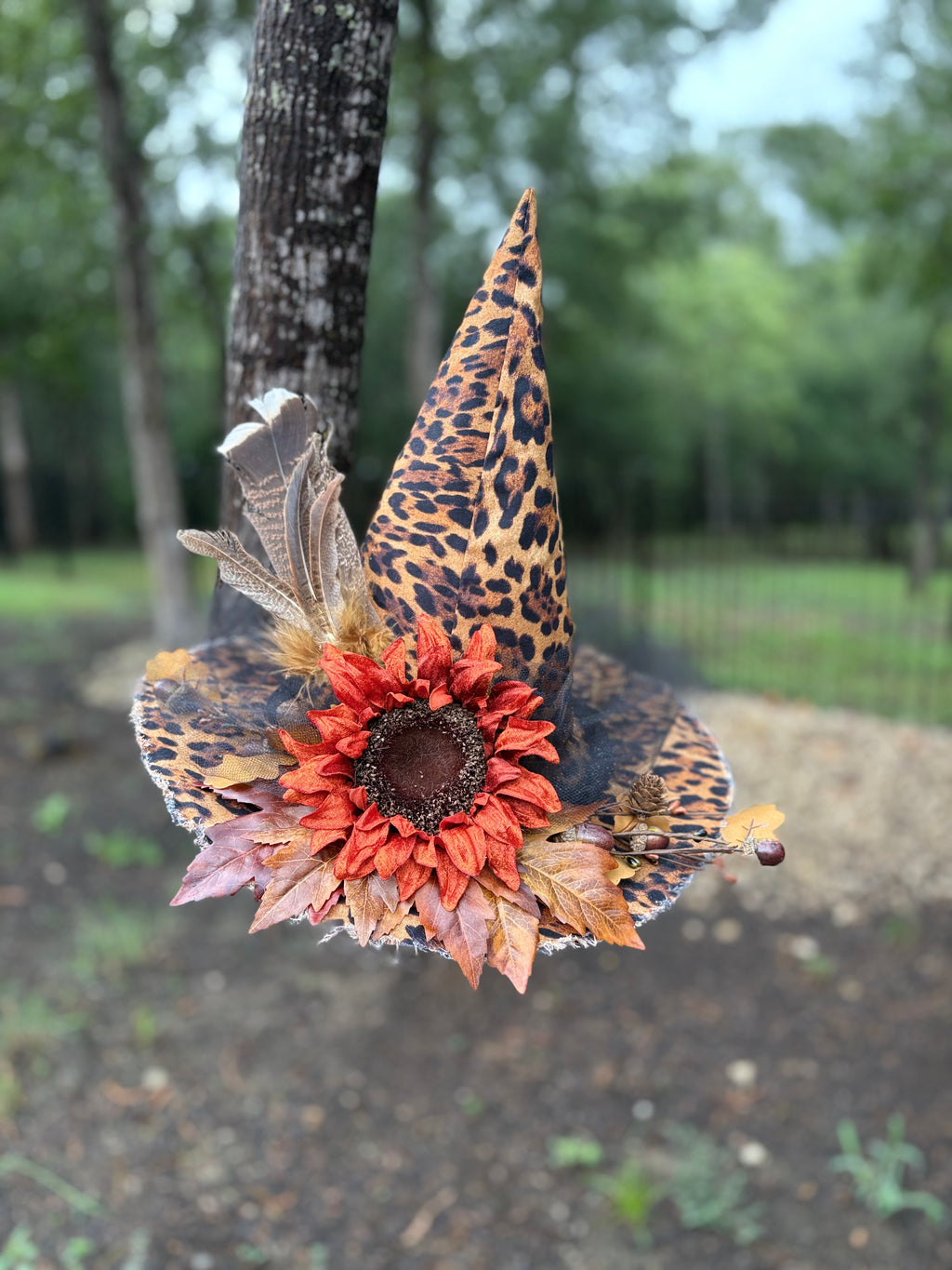 Lady Maple | Leopard Print Witch Hat – Moonspell Hollow™