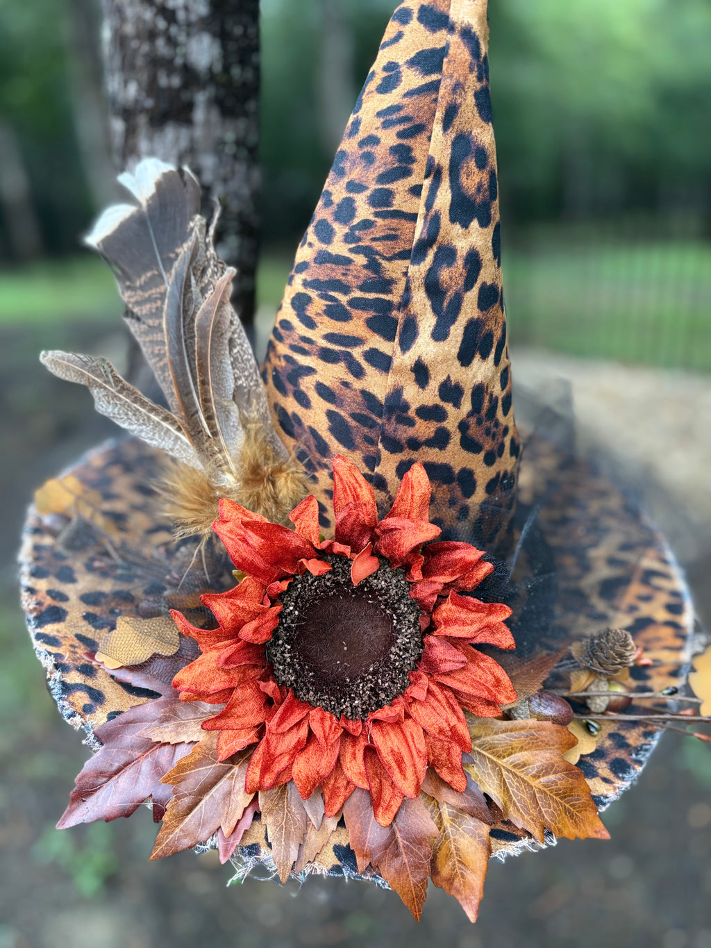 Lady Maple | Leopard Print Witch Hat – Moonspell Hollow™