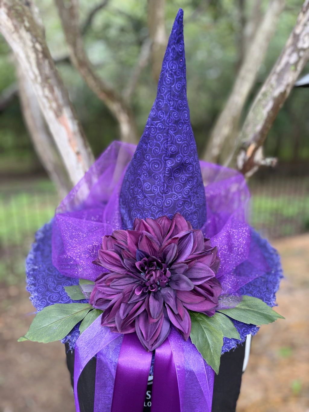 Yule Ball Morgana | Deep Purple Witch Hat – Moonspell Hollow™