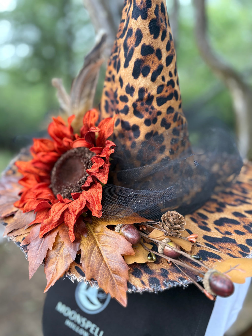 Lady Maple | Leopard Print Witch Hat – Moonspell Hollow™