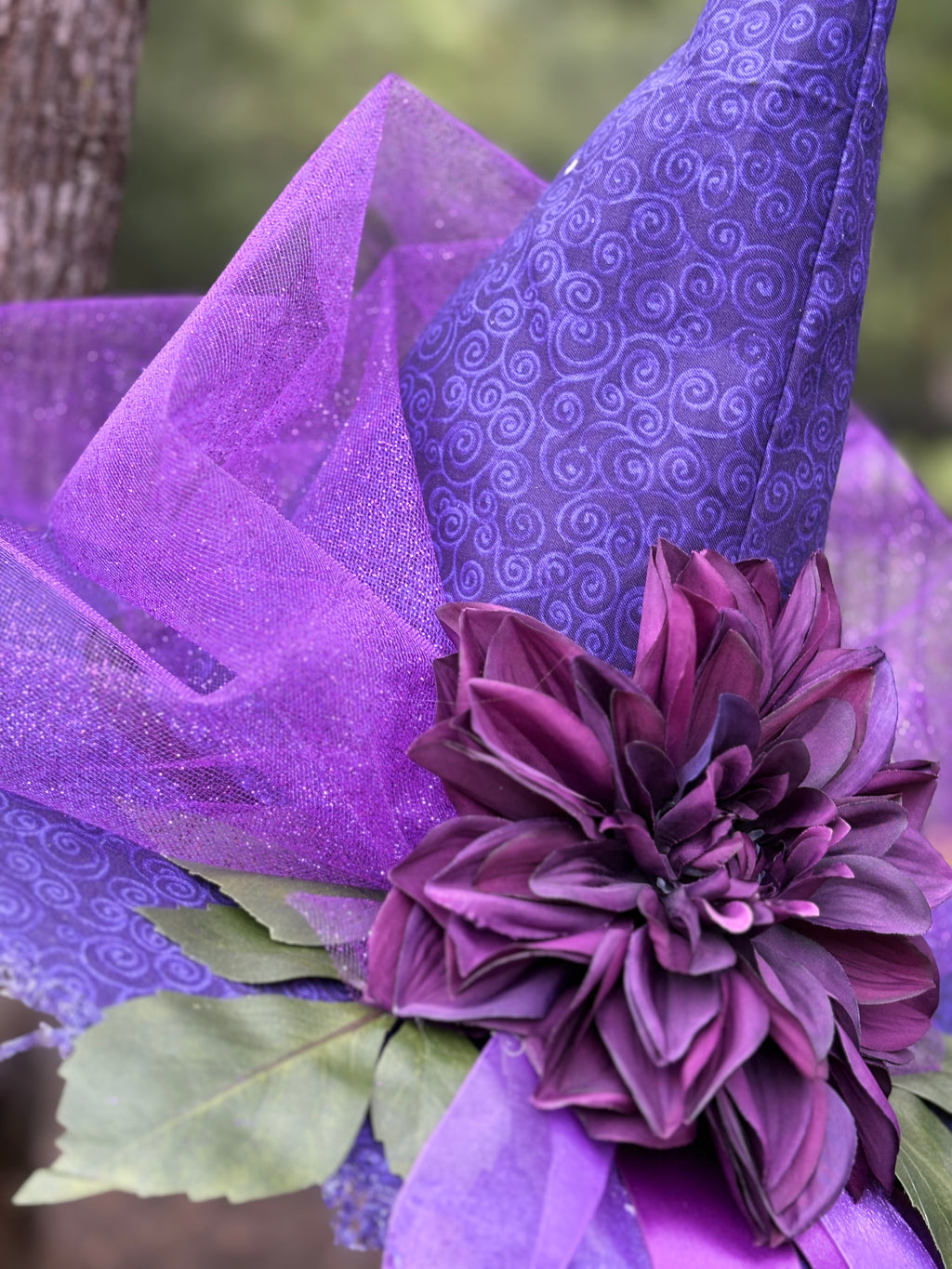 Yule Ball Morgana | Deep Purple Witch Hat – Moonspell Hollow™