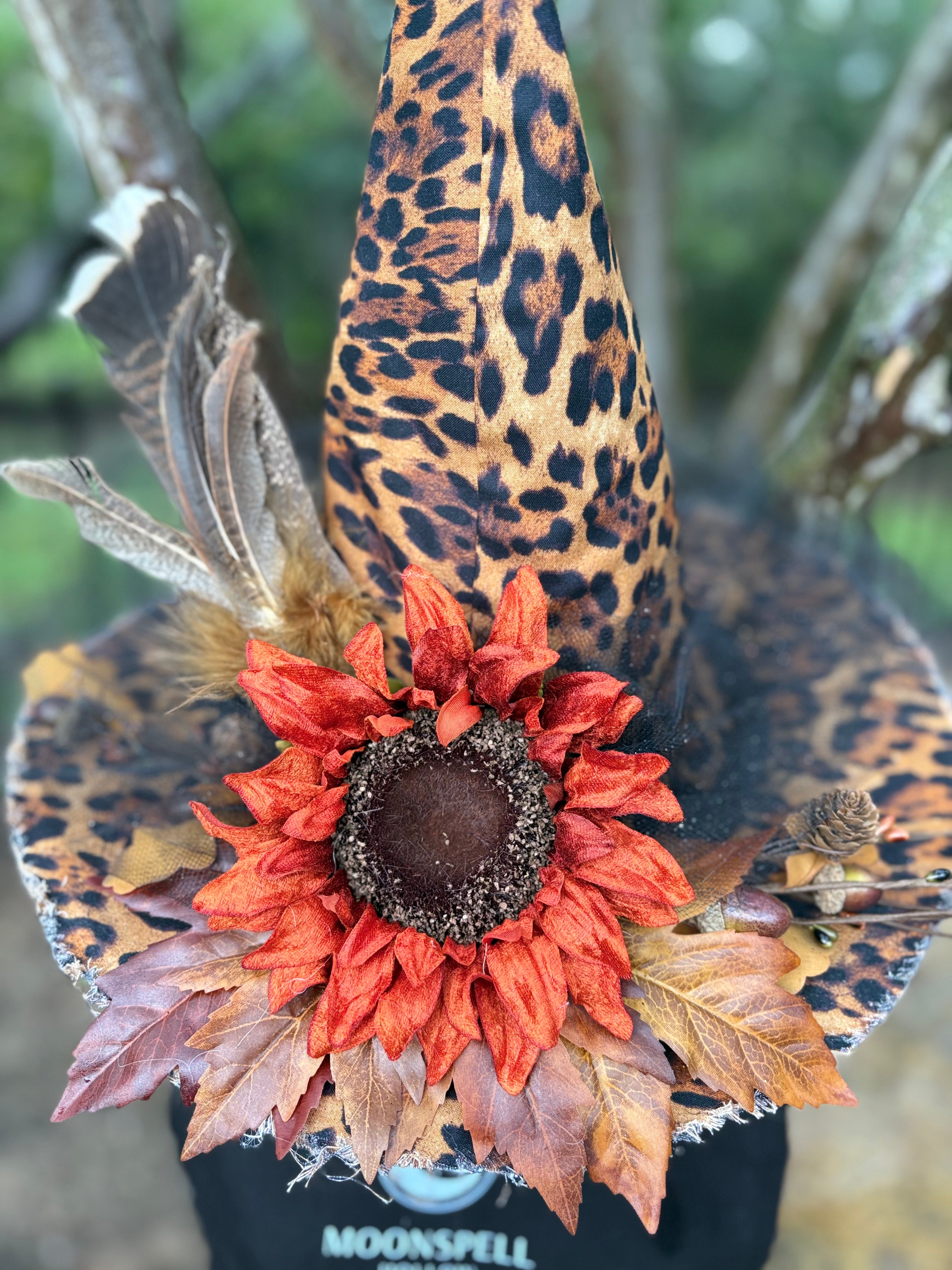 Lady Maple | Leopard Print Witch Hat – Moonspell Hollow™