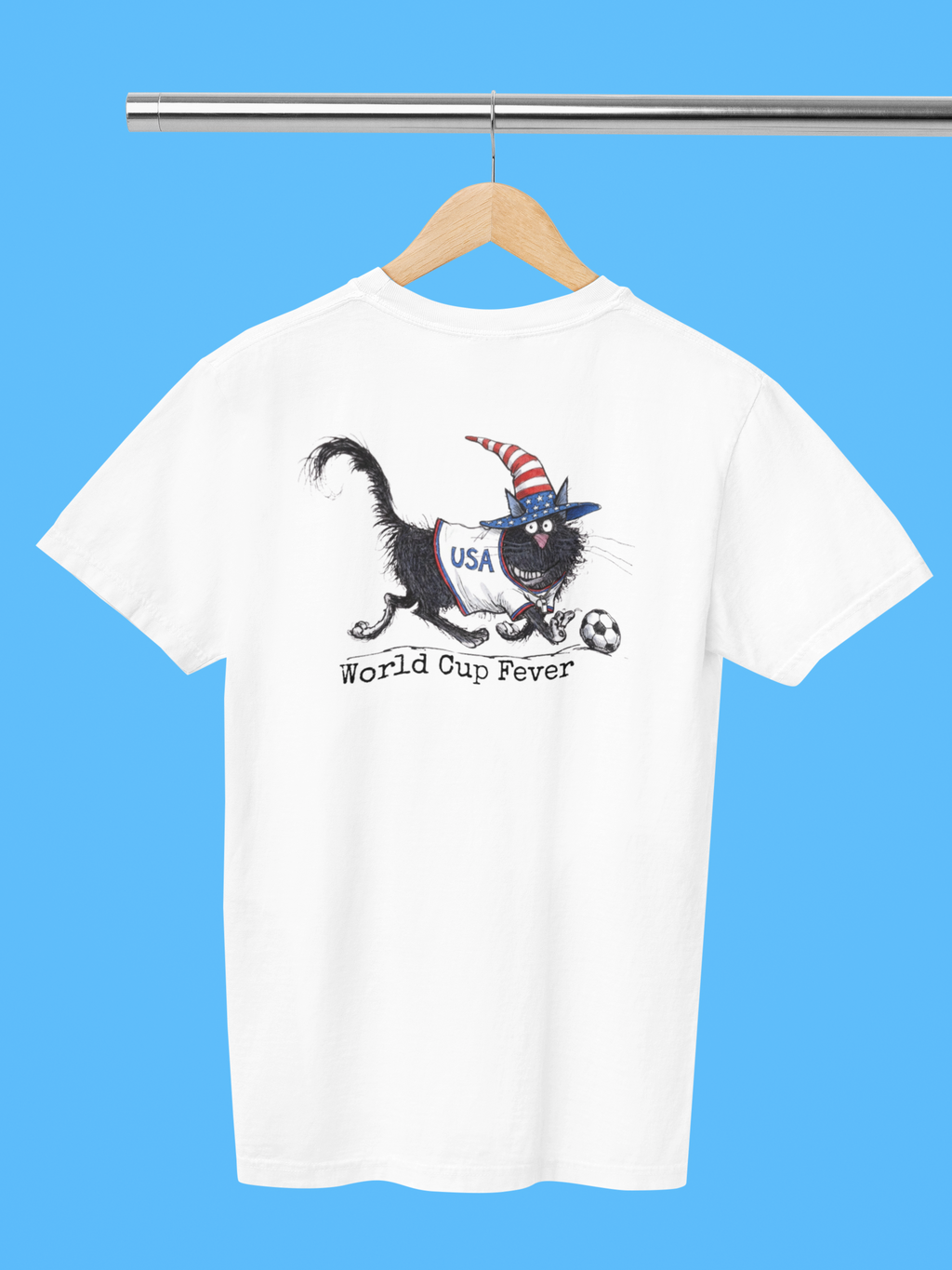 Black Cat Soccer — Black Cat Graphic Tee | Moonspell Hollow™