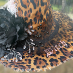 Gloria Wildclaw | Leopard & Black Witch Hat – Moonspell Hollow™