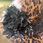 Gloria Wildclaw | Leopard & Black Witch Hat – Moonspell Hollow™