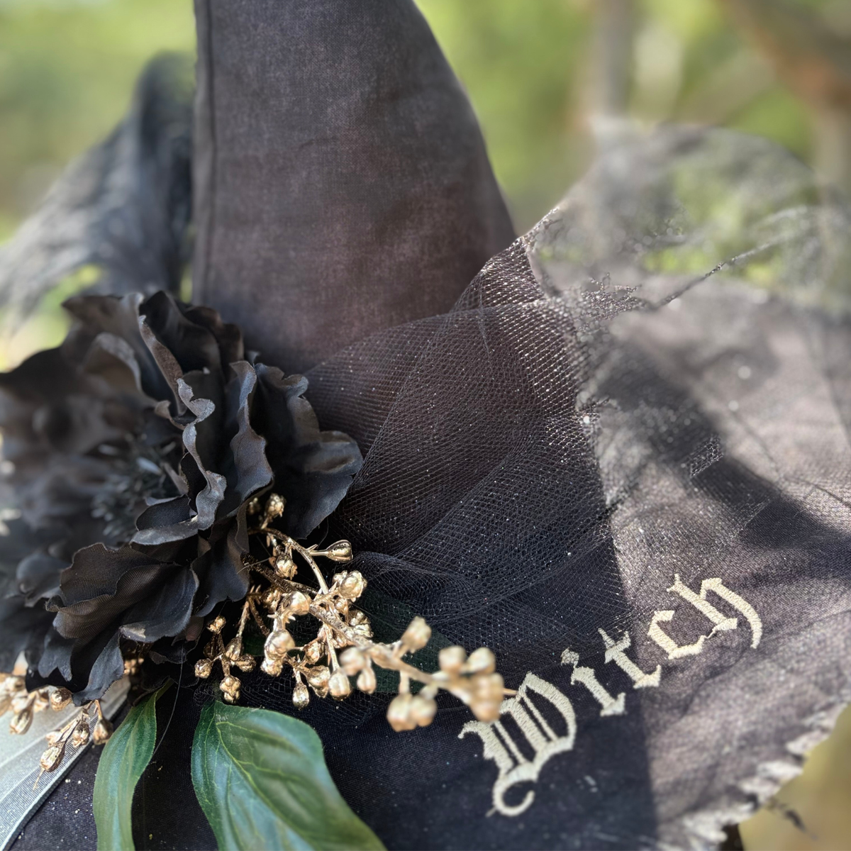 Velmora Noir | Dark Romance Witch Hat – Moonspell Hollow™