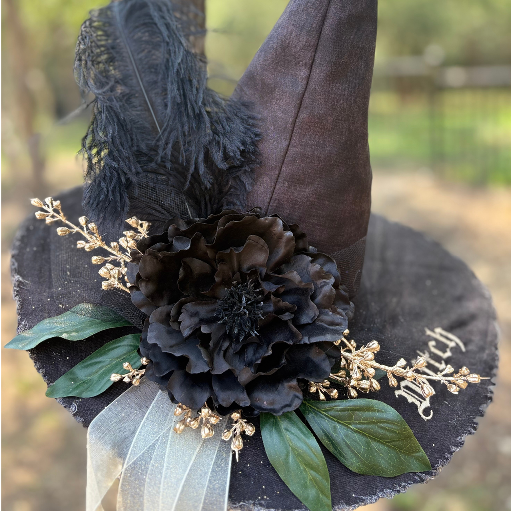 Velmora Noir | Dark Romance Witch Hat – Moonspell Hollow™