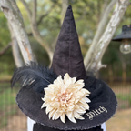 Petaline | Ivory Bloom Witch Hat – Moonspell Hollow™