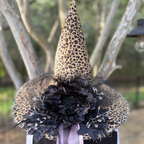 Tabitha Rose | Leopard Print Witch Hat – Moonspell Hollow™