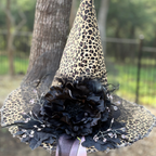 Tabitha Rose | Leopard Print Witch Hat – Moonspell Hollow™