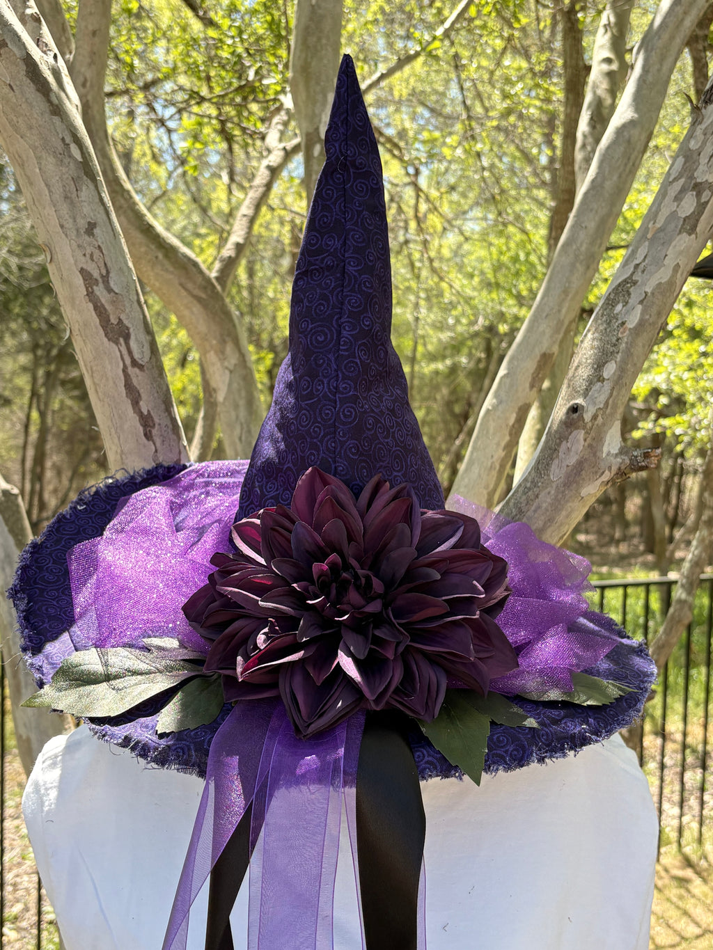 Yule Ball Morgana | Deep Purple Witch Hat – Moonspell Hollow™