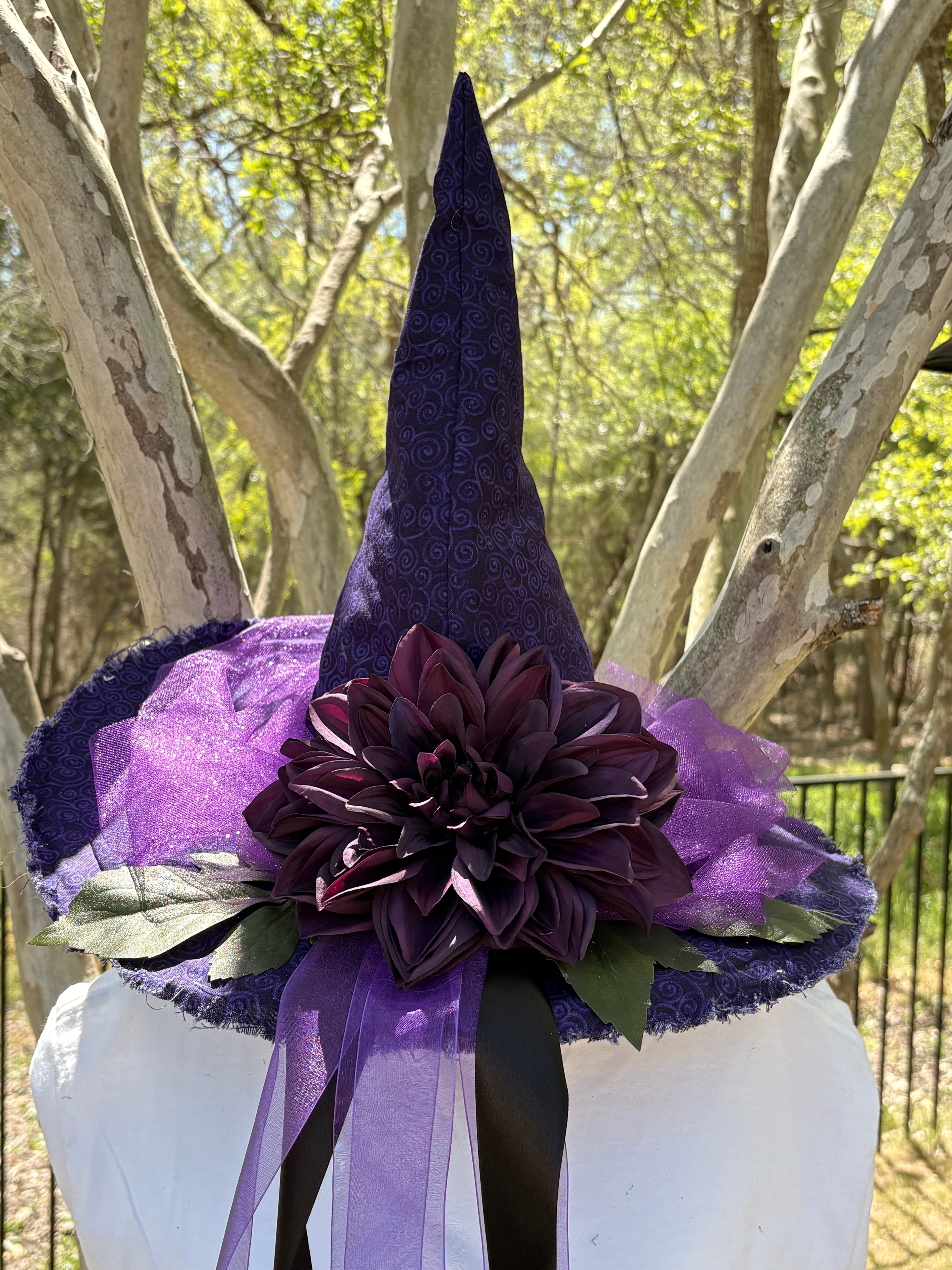 Yule Ball Morgana | Deep Purple Witch Hat – Moonspell Hollow™