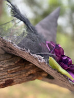 Velmora | Black & Plum Witch Hat – Moonspell Hollow™