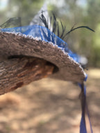 Blue Reverie | Grey & Blue Vintage Witch Hat – Moonspell Hollow™