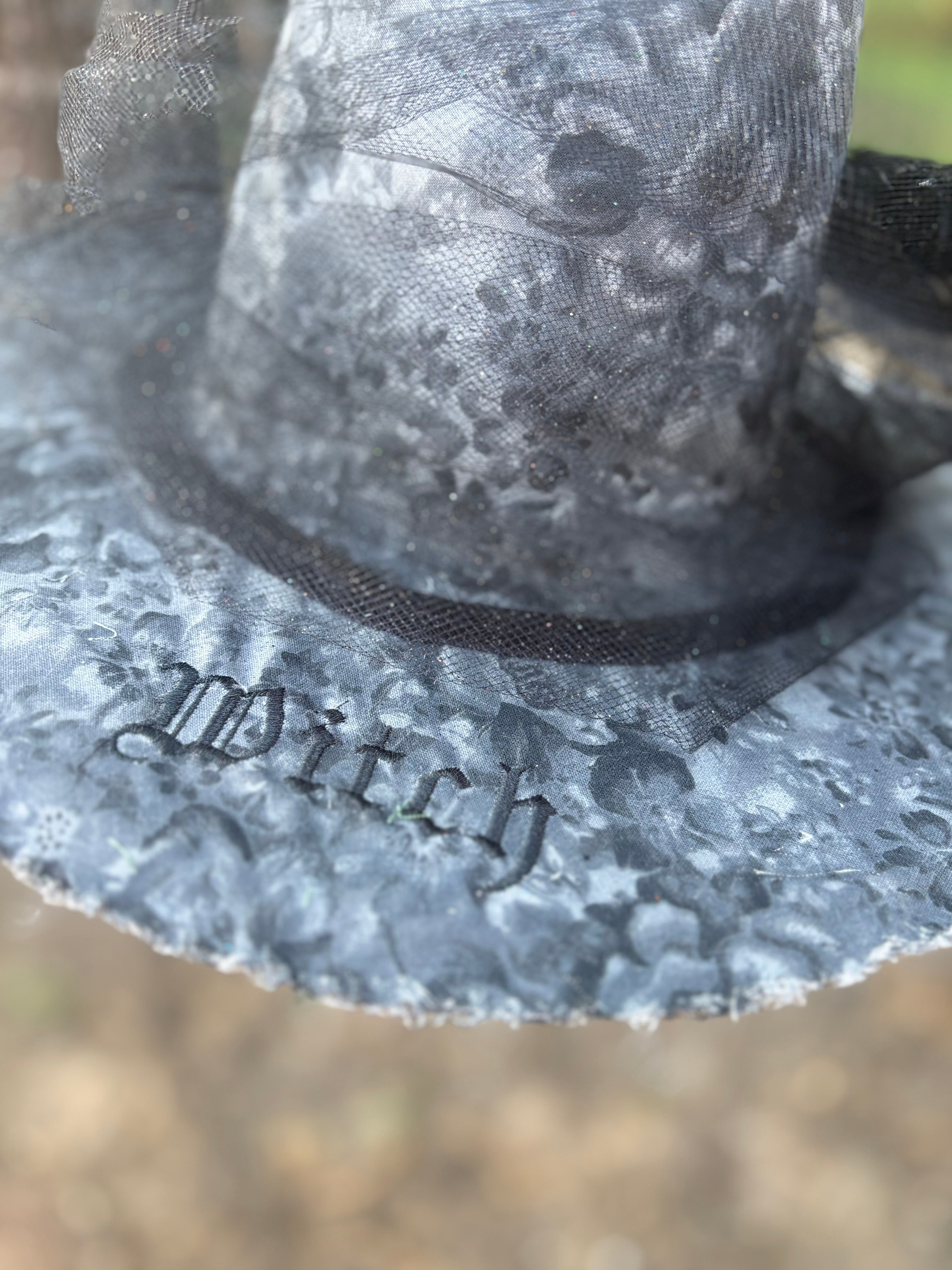 Veil of the Keyholder | Gothic Witch Hat – Moonspell Hollow™