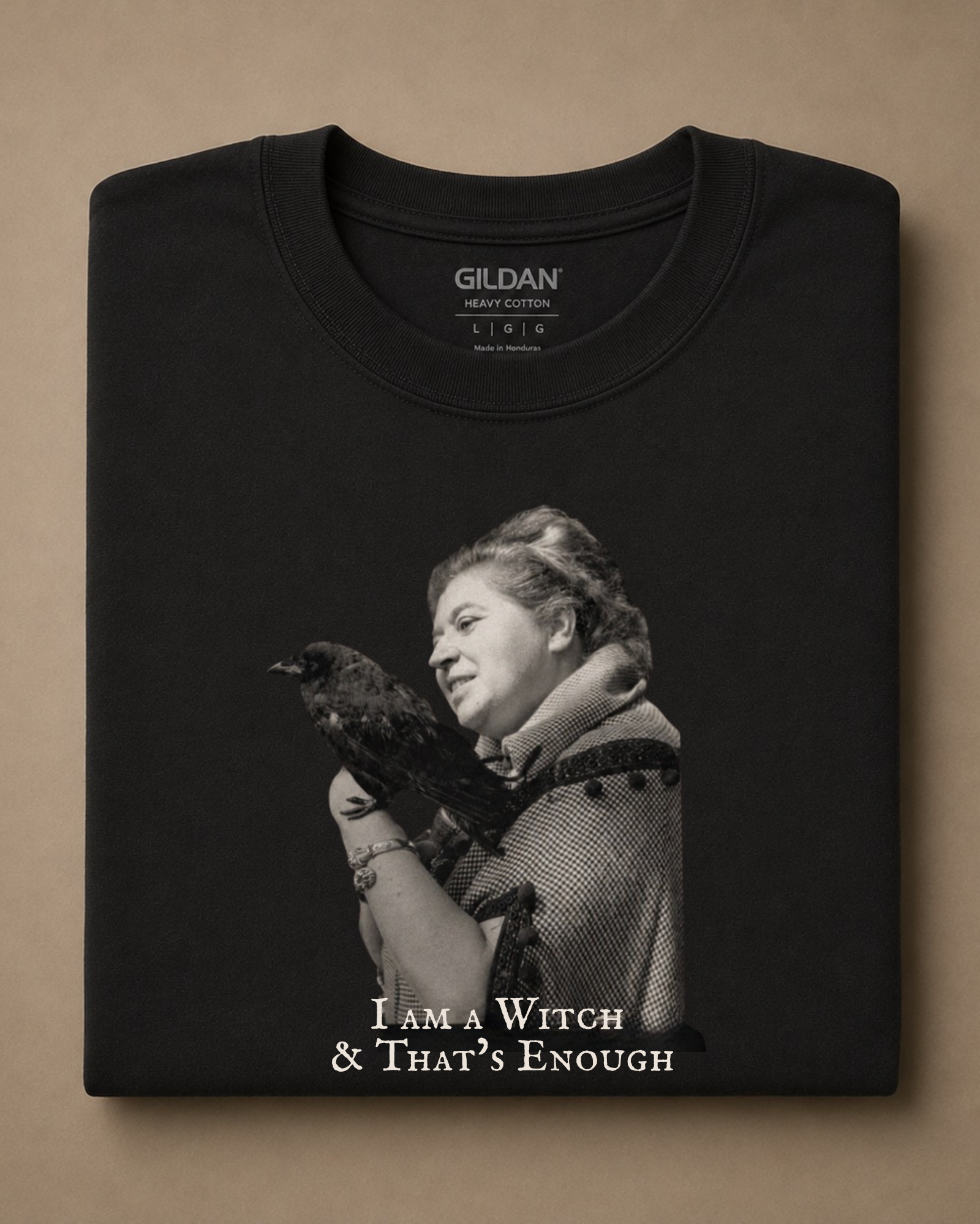 I Am a Witch & That's Enough Tee | Sybil Leek Quote, British Witch Shirt | Moonspell Hollow™