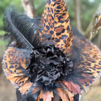 Lady Hazel Bloom | Leopard Print Witch Hat – Moonspell Hollow™