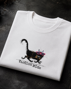 Vacation Mode — Black Cat Graphic Tee | Moonspell Hollow™