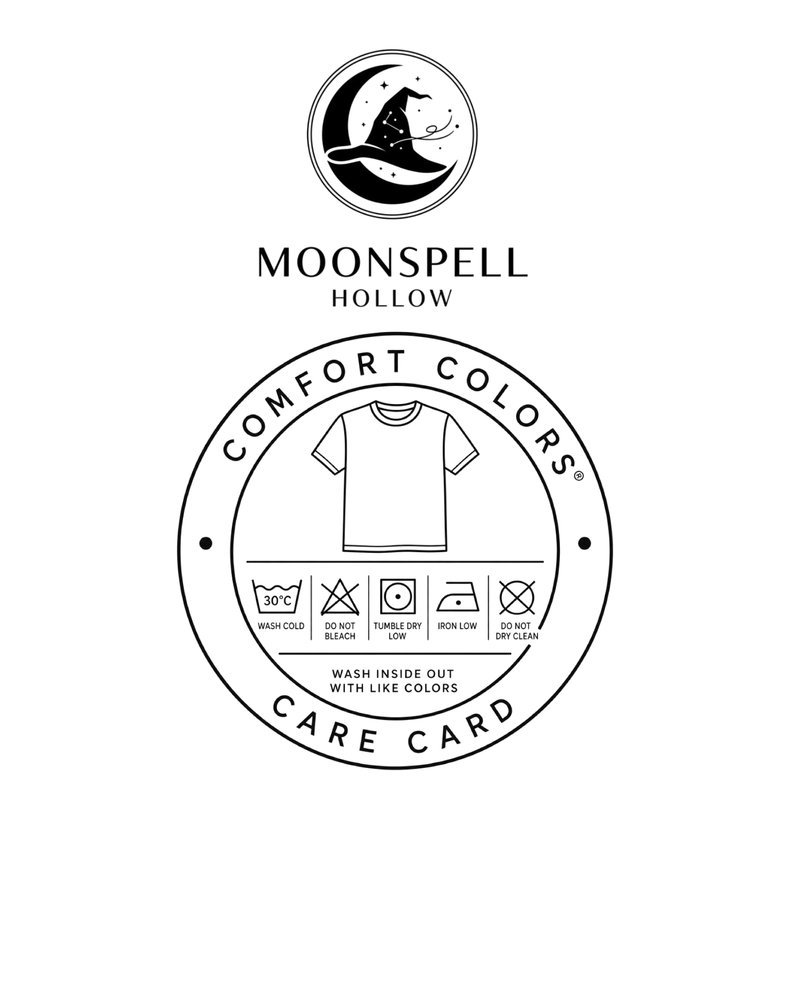 Texas Witches Tee – Comfort Colors Black Cat Graphic Tee | Moonspell Hollow™