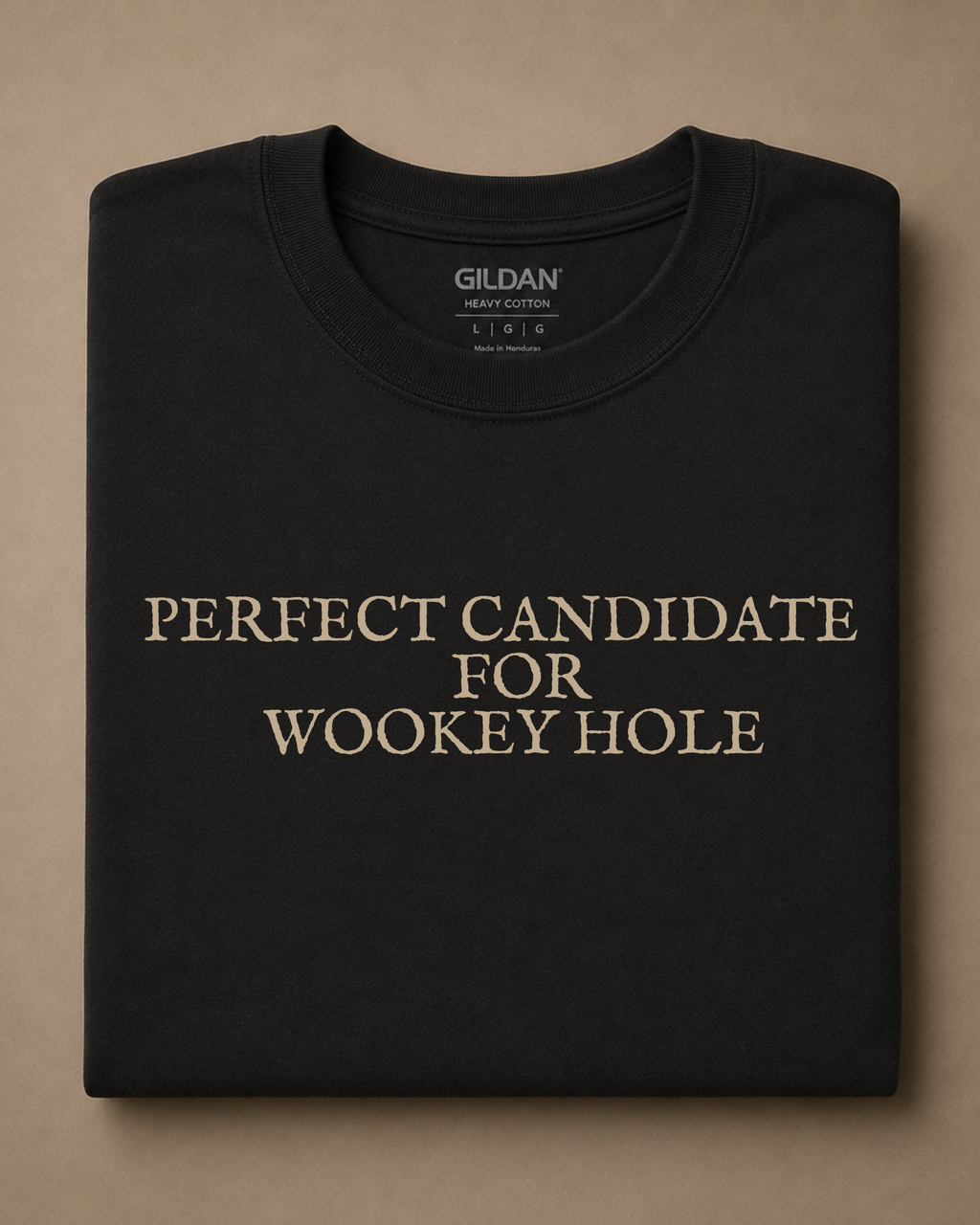 Perfect Candidate for Wookey Hole | British Witch Tee – Moonspell Hollow™