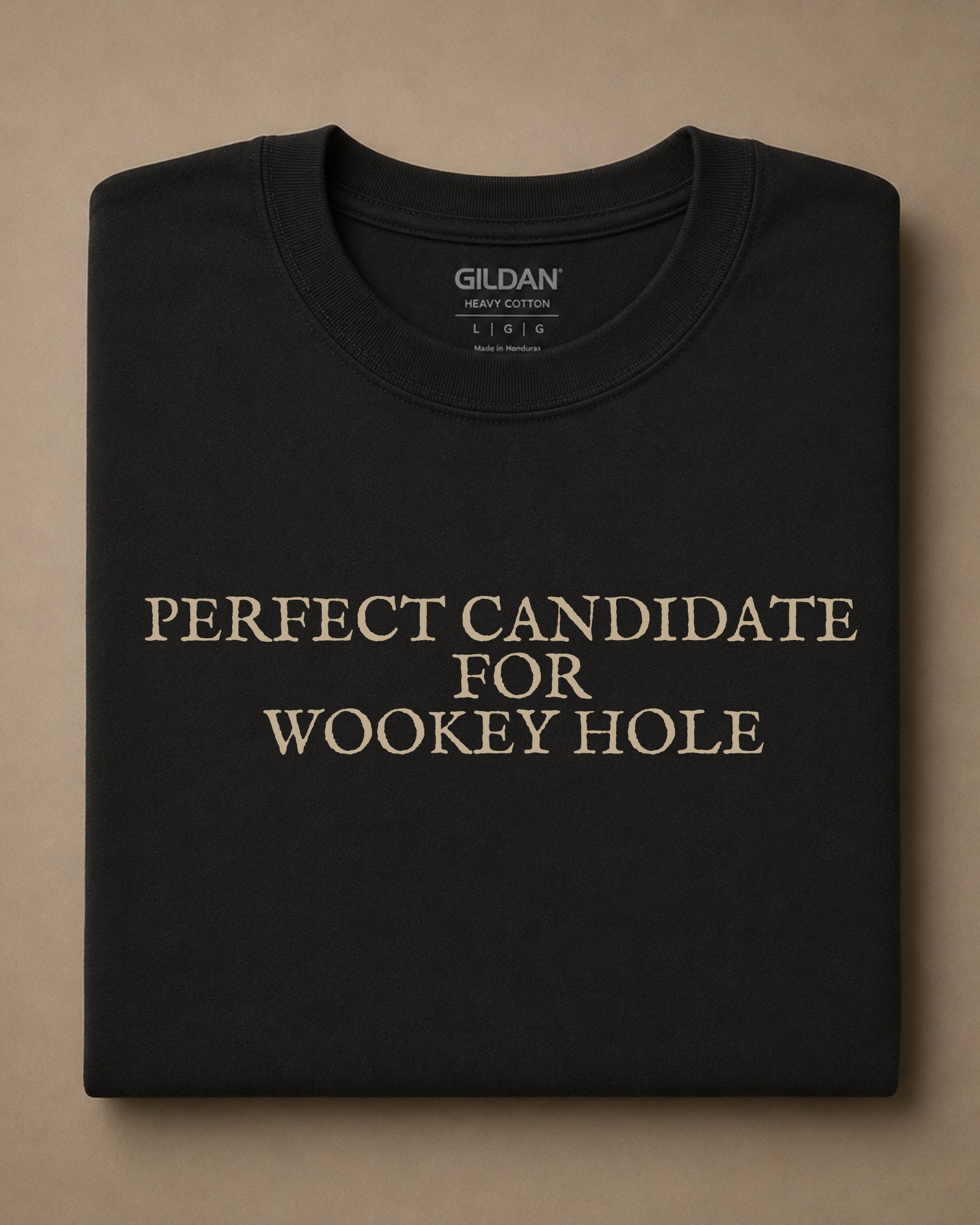 Perfect Candidate for Wookey Hole | British Witch Tee – Moonspell Hollow™