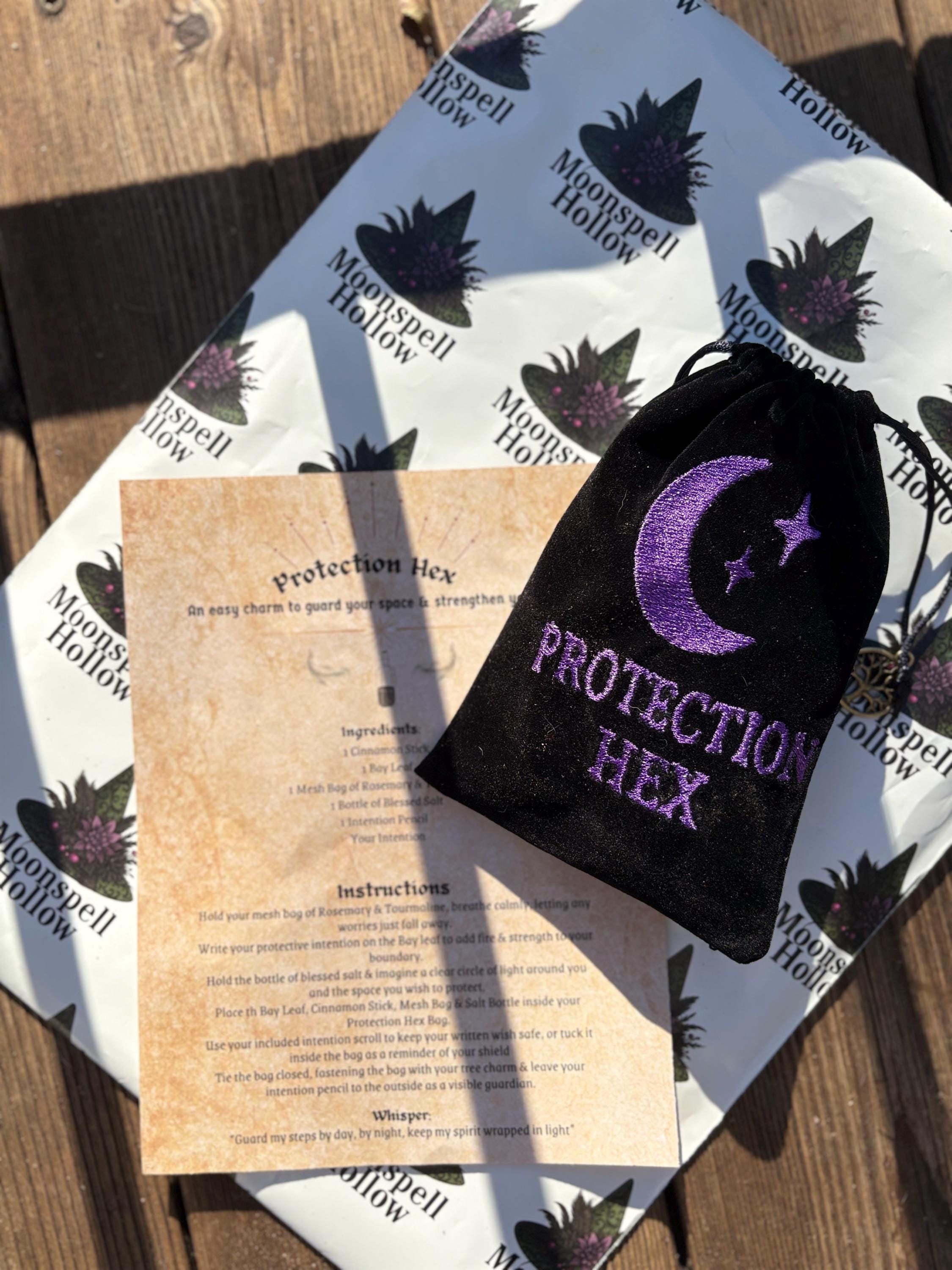 Protection Spell Kit | Banishing Witch Bag | Evil Eye Ritual Charm | Witchy Stocking Stuffer