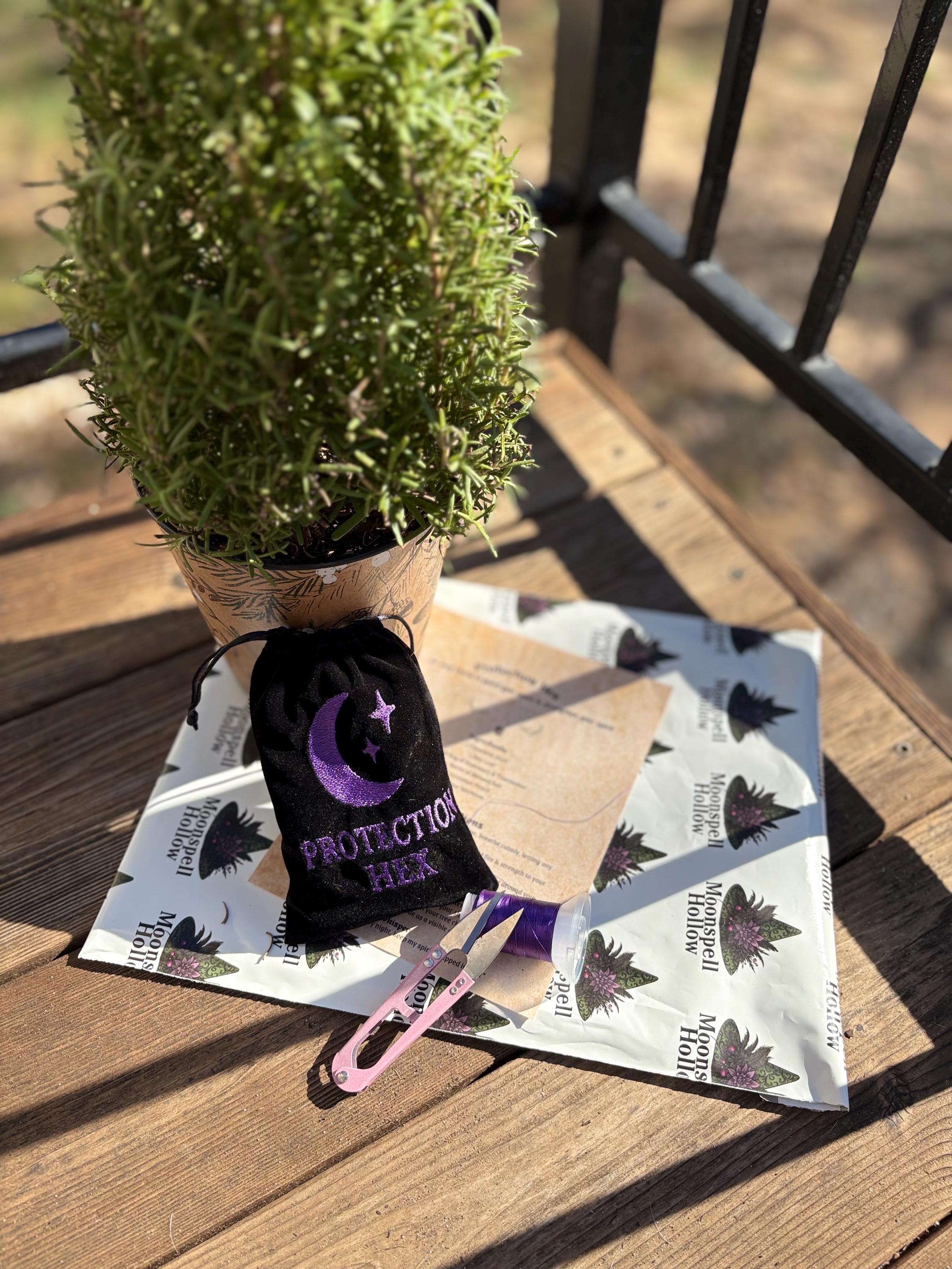 Protection Spell Kit | Banishing Witch Bag | Evil Eye Ritual Charm | Witchy Stocking Stuffer