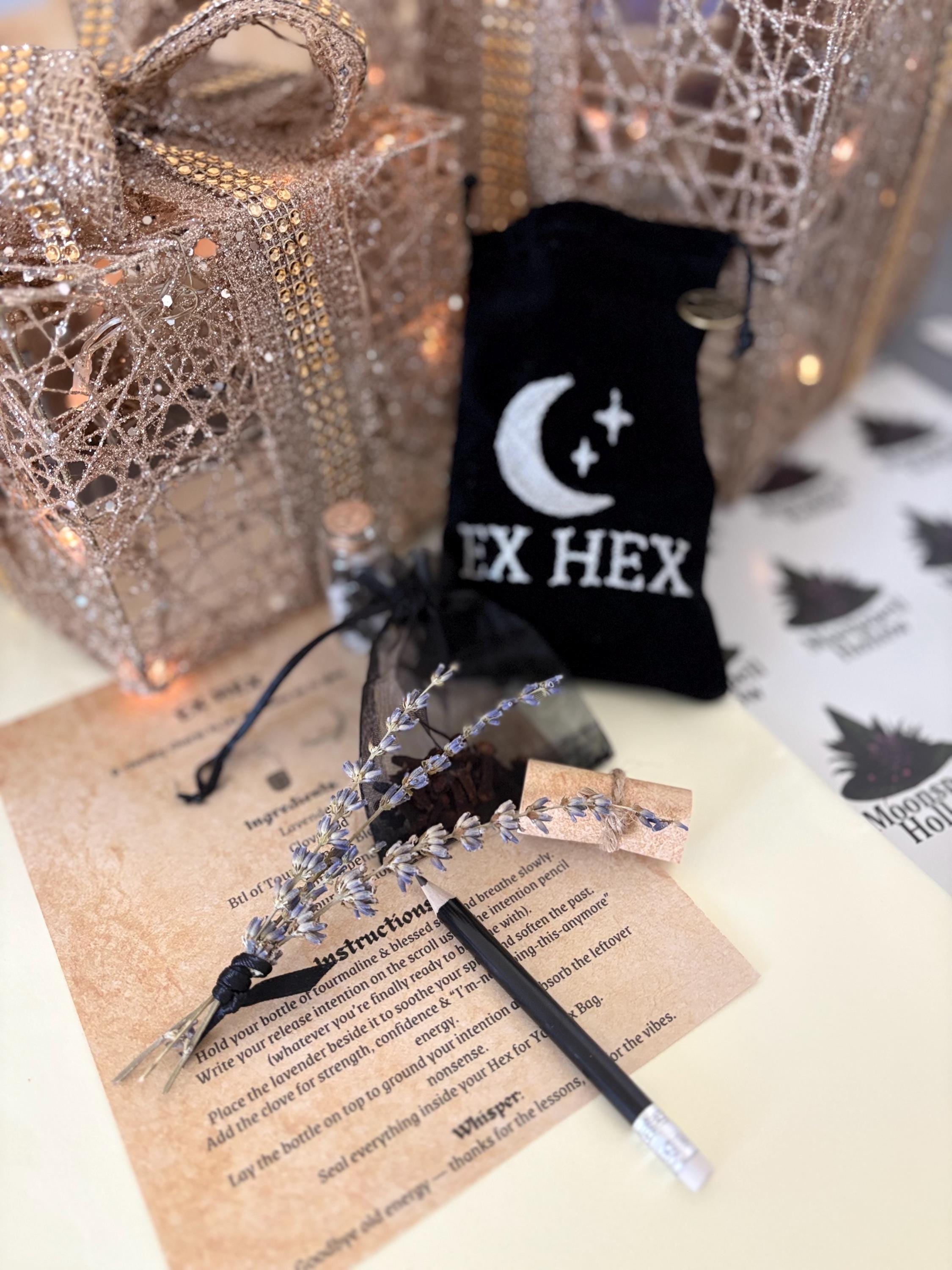 Ex Hex Spell Kit | Release & Renewal Witch Bag | Breakup Healing Gift | Witchy Stocking Stuffer
