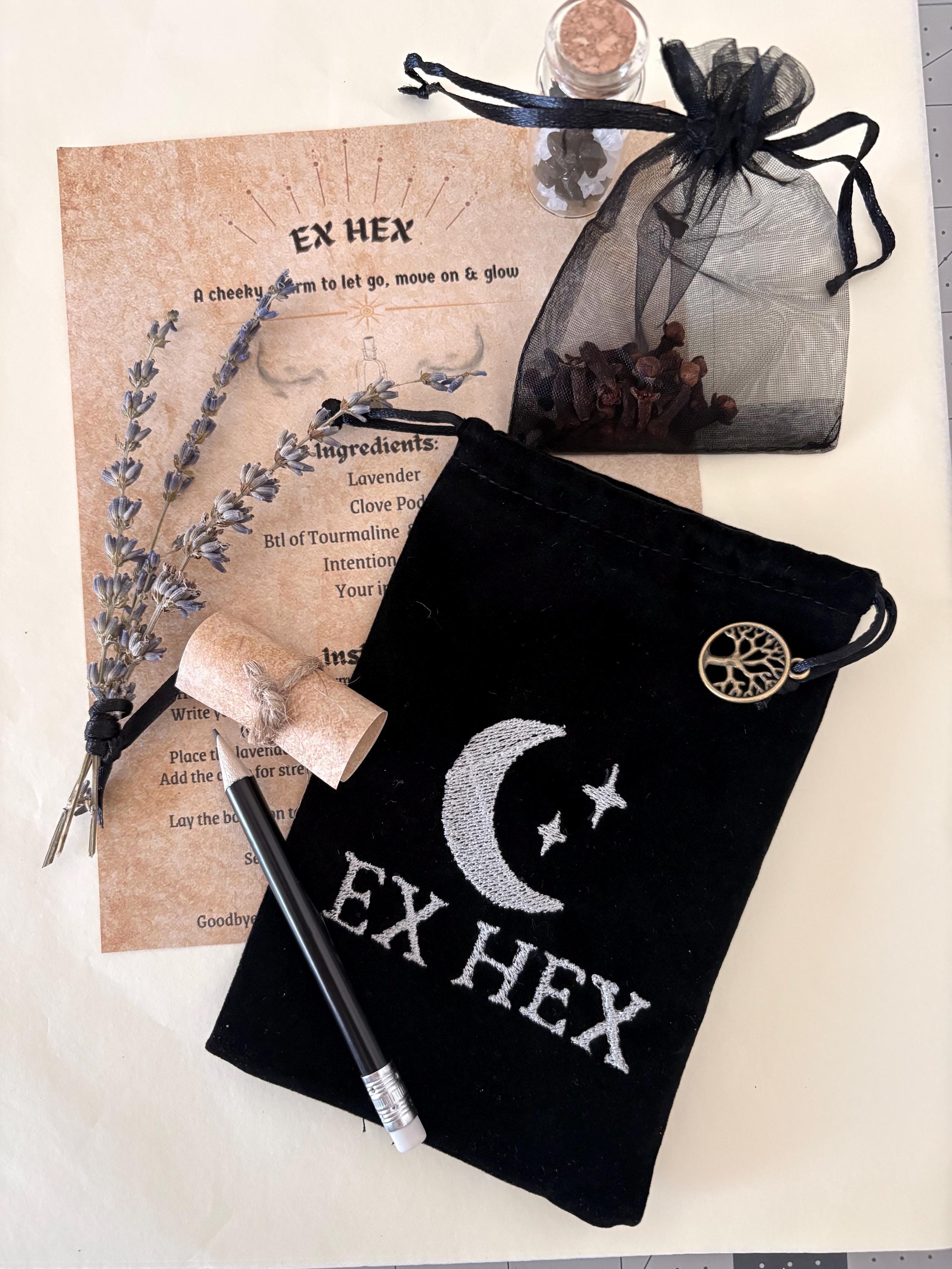 Ex Hex Spell Kit | Release & Renewal Witch Bag | Breakup Healing Gift | Witchy Stocking Stuffer