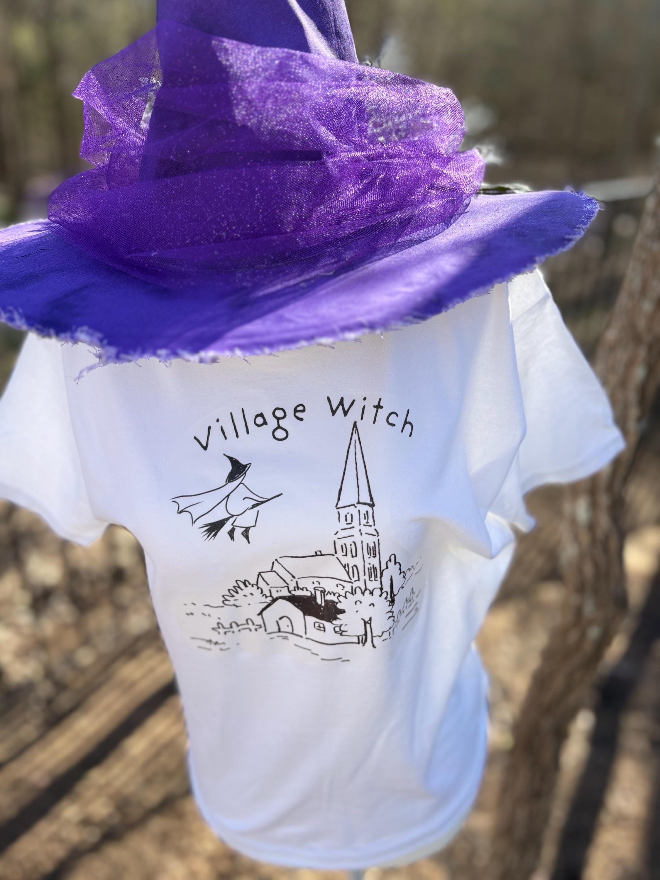 Village Witch T-Shirt | Everyday Witch Tee | Black Graphic Witchy Fashion