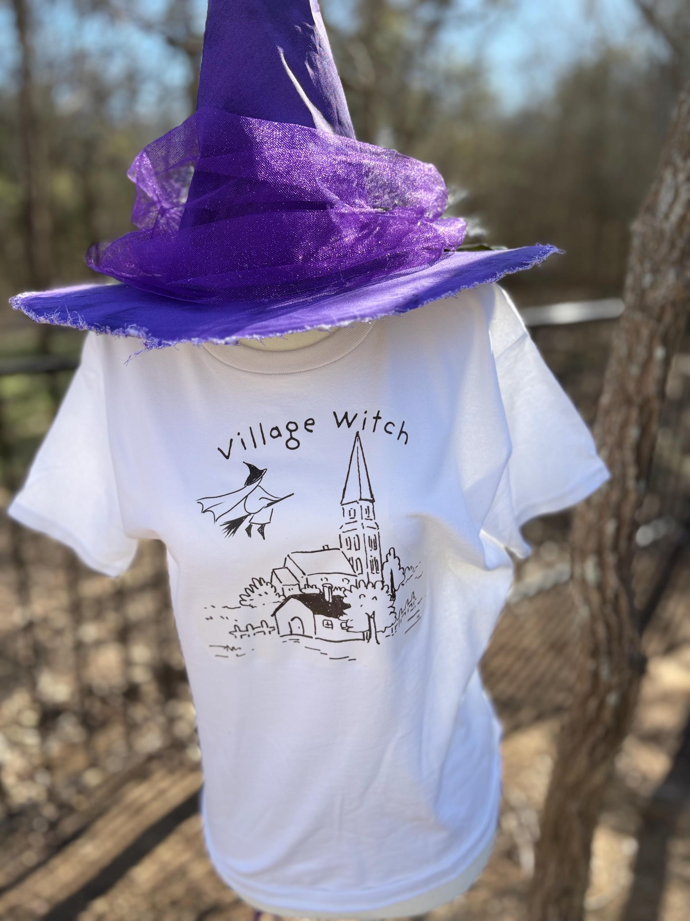 Village Witch T-Shirt | Everyday Witch Tee | Black Graphic Witchy Fashion